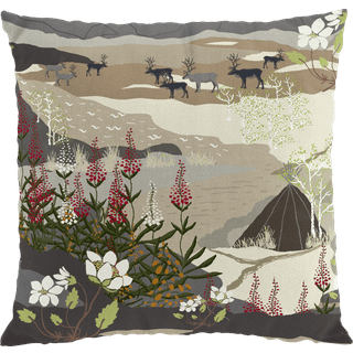 Arvidssons Textil Fjällvandring pudebetræk 47x47 cm Beige