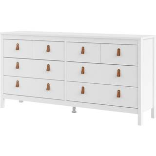 Madrid Dobbelt kommode 4+4 skuffer - Hvid