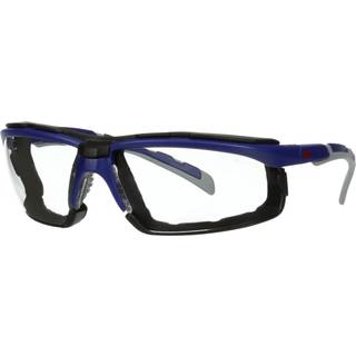 Solus 2000 besk.brille grå/blå-grøn stel klar glas