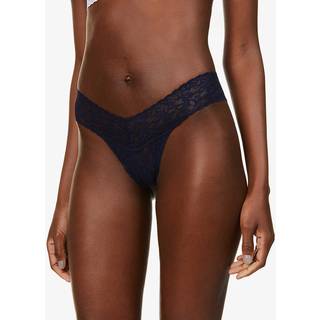 Hanky Panky Low Rise Thong - Navy-2 - One Size