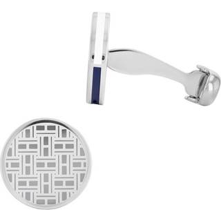 Tommy Hilfiger Runde Manchetknapper Jacquard Logo design