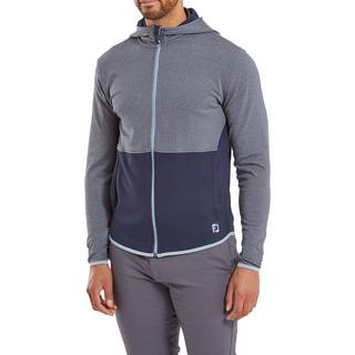FootJoy ThermoSeries Full-Zip Hoodie Herre Cardigan - Navy - Str. M
