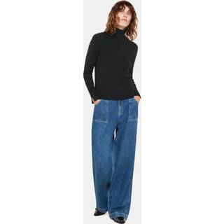 Whistles Whistles Black Knitted Maja Polo Neck Knit Jumper