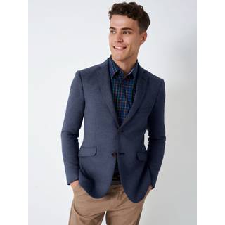 Crew Clothing Crew Clothing Blue Birdseye Jersey Blazer