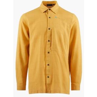 Klättermusen Men's Helheim Long Sleeve Shirt Amber Gold, XL