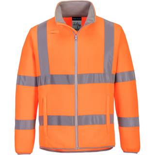 Eco hi-vis fleecejakke - Orange (Størrelse: XXL)