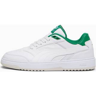 Puma Doublecourt Sneakers Unisex, White, Size 38.5, Shoes - Archive Green - 38.5