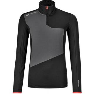 Ortovox Women's Fleece Light Zip Neck Fleecesweatere Damer størrelse M farve sort
