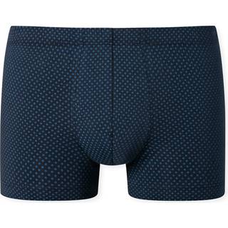 Schiesser Herren Shorts blau Baumwolle & Mix Gemustert