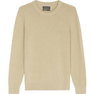 Marc O'Polo Herren Pullover beige unifarben
