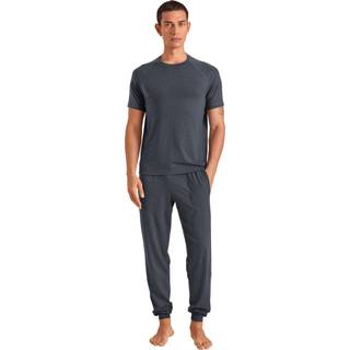 CALIDA Herren T-Shirt grau Modal unifarben