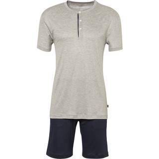 Calida Circular Night Short Pyjama - Grey/Blue - Large