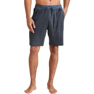 CALIDA Herren Pyjamashorts grau Modal unifarben