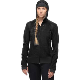 Norrøna Women's Falketind Alpha120 Zip Hood Fleecejakke Damer størrelse M farve sort