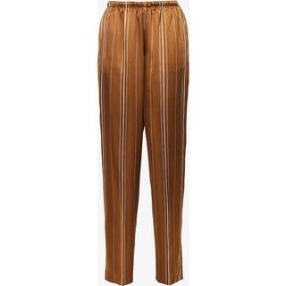 Vince High-rise striped pants - brown - L