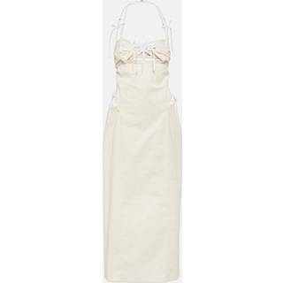 Jacquemus La Robe Ruban cotton-blend midi dress - beige - L