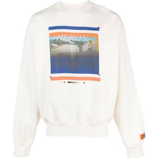 Heron Preston Misprinted Heron Sweatshirt White