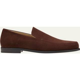Khaite Alessio suede loafers - brown - EU 40.5