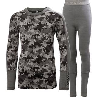 Helly Hansen Graphic Lifa Merinould Skiundertøj Børn