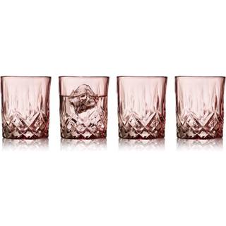 Sorrento 4-pak Whisky Glas, Pink, 32 cl
