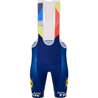 Santini Cykelbukser Lidl-Trek Team Replica Mørkeblå/Gul