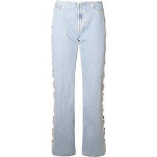7 For All Mankind Slouchy Bootcut embellished jeans - blue - 29