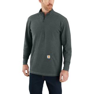 Carhartt Heavyweight Half Zip Thermal L/S T-Shirt Sweatere Herrer størrelse M farve blå