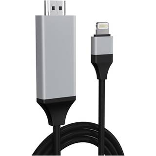 Full HD Lightning til HDMI AV Adapter - iPhone, iPad, iPod - Sort