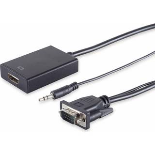 VGA til HDMI converter kabel - 0.3 m