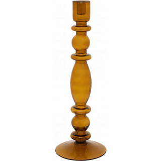 Lysestage Glas Brun H40cm