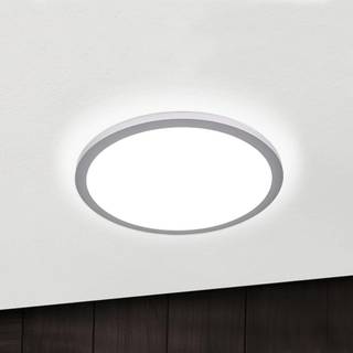 Titanfarvet LED loftlampe Aria, dæmpbar - 40 cm
