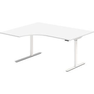 Hæve-sænkebord DNA, Hvid 1600x1200 mm Venstre 2-ben/Hvid