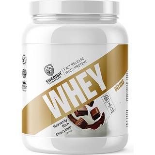 Swedish Supplements Whey Deluxe, 900 g (Heavenly Rich Chocolate)