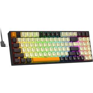 REDRAGON K636 CLO-RGB Kitava keyboard - Gaming Tastatur - Amerikansk engelsk - Sort