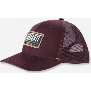 CARHARTT® CANVAS MESH-BACK GRAPHIC CAP PORT BORDEAUX