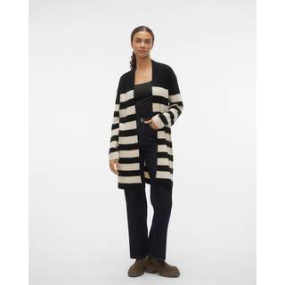 VERO MODA dame cardigan VMPHILINE - Black W. BIRCH MELANGE - S