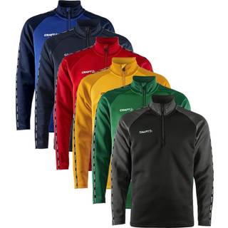 Craft 1912733 squad 2.0 half zip jr Børn Navy 122/128