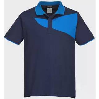 PW2 Polo T-Shirt S/S Marine/Kongeblå (Størrelse: Medium)