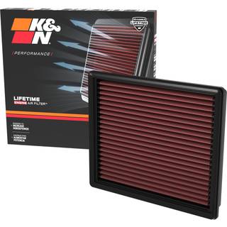 K&N Motor Air Filter: High Performance Premium Washingable Replacement Filter: Kompatibelt med 2023 Toyota Sequoia og 2022 Tundra 33-5129
