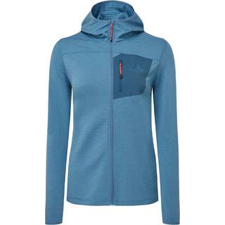 Mountain Equipment Women's Lumiko Hooded Jacket Fleecejakke Damer størrelse 12 farve blå