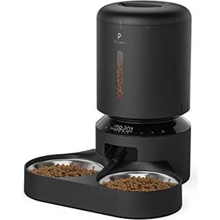 Petlibro Automatisk kattefoder dispenser til to katte 5L Auto Cat Feeder Dry Food Dispenser med Splitter & 2 Rustfrit sk?le 10s m?ltidopkald og t