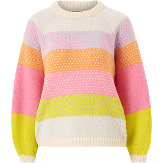 VERO MODA dame strik VMCRUZ - Birch W. SKYWAY/TANGERINE/SACHET/SULPHUR - S