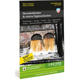 Calazo förlag Färnebofjärden och västra Upplandsleden 1:50.000 NoColour, OneSize
