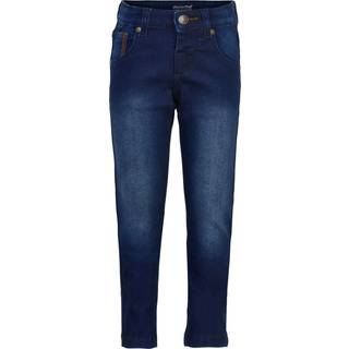 Minymo Drenge Jeans i økologisk bomuld - Dark Blue Denim - 86