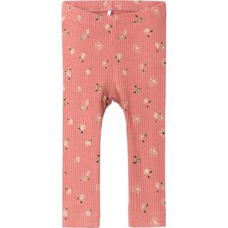 NAME IT Rib Leggings Osha Light Mahogany