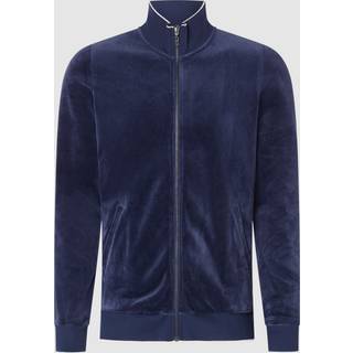 HOM Herren Sweatjacke blau Baumwolle & Mix unifarben