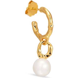 Jane Kønig Mary Hoop Ørering Single 18 kt. MHP-AW23-G-Left - Dame - 925 Sterling Silver