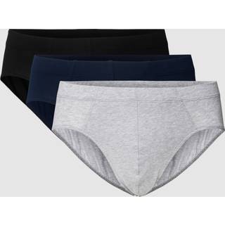 Schiesser Herren Slips blau,grau,schwarz Baumwolle & Mix unifarben