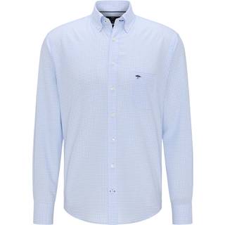 Fynch-Hatton Herren Hemd blau kariert