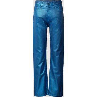 Viktoria High Straight Jeans - Dark blue - Women